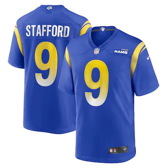 youth nike matthew stafford royal los angeles rams game jer